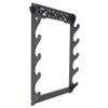 Zerobegin Sword Holder Wall Mount Samurai Sword Stand Display Katana Wakizashi Tanto Wall Hanger Wooden Frame Rack,Black,5 Tier view 1