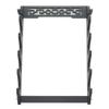 Zerobegin Sword Holder Wall Mount Samurai Sword Stand Display Katana Wakizashi Tanto Wall Hanger Wooden Frame Rack,Black,5 Tier view 3