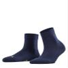 FALKE Women's Cool Kick Short Socks, Breathable, Cooling Effect, Polyester, Quarter Length, Casual Everyday Stockings, Blue (Marine 6120), 8-9.5, 1 Pair view 1