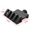 45 Degree Offset Mount 4 Slots Picatinny Rail Mount Low Profile Picatinny Offset Mount for Flashlight Laser Sights Optics (1PC) view 3