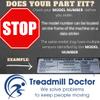 Treadmill Doctor Treadmill Piston Shock (Pair) Bowlfex TC20 Treadclimber Part Number 004-6343 view 2