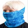 Aqua Design Kids Neck Gaiter: Six Boys Girls Child Sizes: Youth Cooling Camo UPF 50+ Face Mask: Royal Ripple size Medium view 1