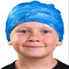 Aqua Design Kids Neck Gaiter: Six Boys Girls Child Sizes: Youth Cooling Camo UPF 50+ Face Mask: Royal Ripple size Medium view 2