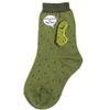 Foot Traffic Youth Novelty Socks, Crazy Socks for Girls and Boys, Sizes 125Y (Big Dill) view 1