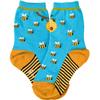 Foot Traffic Youth Novelty Socks, Fun Insect-Themed Socks, Sizes 125Y (Bees) view 1