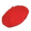 100% Wool Red Beret French Parisian Hat view 2