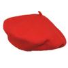 100% Wool Red Beret French Parisian Hat view 3
