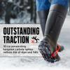 K1 Mid-Sole Ice Cleats for Men & Women - Rotatable Traction Aids for Winter Snow - Hi Vis - High Profile view 2