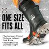 K1 Mid-Sole Ice Cleats for Men & Women - Rotatable Traction Aids for Winter Snow - Hi Vis - High Profile view 4
