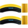 SE Bikes Speedster Beast Mode 27.5 x 3.0 OEM BMX Durable Wire Bead Replacement Dirt Street Bike Tire Bundle (Yellow) view 1