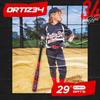Ortiz34 Bat & Ball Set - Graffiti Plastic Bat & Ball Homerun Set- David Ortiz Backyard Baseball Set for Youth, Kids, Teenagers, Adults (Bat & Ball Set, Red) view 2