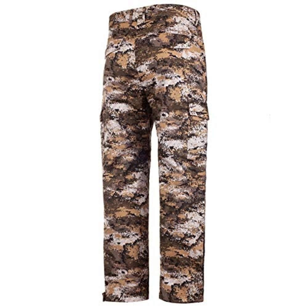 Huntworth Winsted Men's Tricot Waterproof Hunting Pants, Disruption Camo (Medium)