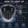 LED Watch Dogs Wrench Mask with Rivet Halloween Cosplay Costume Props Adult view 3