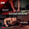 IRON CHEST MASTER Push Up Machine | Home Fitness Equipment for Chest Workouts | Home Gym Equipment Includes Adjustable Resistance Bands and a Unique Fitness Program view 3