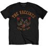 The Vaccines T Shirt Come Of Age Cat Band Logo Official Mens Black Size XL