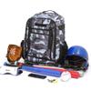 ZOEA Baseball Bat Bag Backpack, T-Ball & Softball Equipment & Gear for Youth and Adults, Large Capacity Holds 4 Bats, Helmet, Gloves, Cleats,Shoes Compartment & Helmet Holder (Camouflage White) view 2