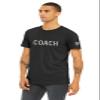Daxton Adult Unisex Black Tshirt Custom Sports Team Numbers, Number Coach, Size 2XL view 1