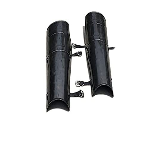 ARTIZANSTORE Medieval Knight Steel Greaves Leg Armor: Renaissance Costume