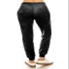 ALWAYS Women's Velvet Velour Joggers - Solid Basic Premium Soft Stretch Warm Winter Sweatpants Pants Black 2XL view 4