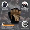 ATERCEL Weight Lifting Gloves Full Palm Protection, Workout Gloves for Gym, Cycling, Exercise, Breathable, Super Lightweight for Mens and Women(Black, L) view 2