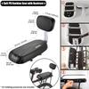 CenterZ Bike Rear Seat Cushion with Safety Backrest + Backseat Armrest Handrail + Foldable Hidden Bicycle Footrests + Handlebar Bell (Universal Cycling Kit with Installing Repairing Tools Set), Black view 2