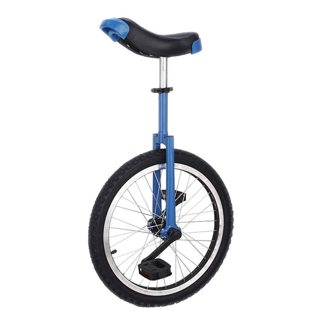 HWF 16" Wheel Unicycle, Comfort Saddle Seat Skid Proof Tire Chrome 16 Inch Steel Frame Bike Cycle, Load-Bearing 150 Lbs (Color : Black)