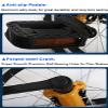 HWF 16" Wheel Unicycle, Comfort Saddle Seat Skid Proof Tire Chrome 16 Inch Steel Frame Bike Cycle, Load-Bearing 150 Lbs (Color : Black) view 4