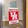 Houston Cougars Window Wall Banner Hanging Flag with Suction Cup view 3