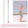 2 Pieces Twirling Batons Unisex Kids' Gymnastics Twirling Baton Dance Baton for Talent Shows, Artistic Dancing, Baton Twirling, Pink, White view 3