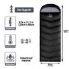 Friendriver XL Size Widened Upgraded Version of Camping Sleeping Bag 4 Seasons Warm and Cool, Lighter Weight, Adults and Children Can Use Waterproof Camping Bag, Travel and Outdoor Activities(Black) view 2