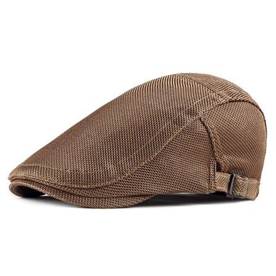 Croogo Retro Cabbie Gatsby Golf Ivy Cap for Men Irish Classic Fashionable Style Hunting Driving Sun Hat,Camel-BL17