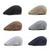 Croogo Retro Cabbie Gatsby Golf Ivy Cap for Men Irish Classic Fashionable Style Hunting Driving Sun Hat,Camel-BL17 view 3
