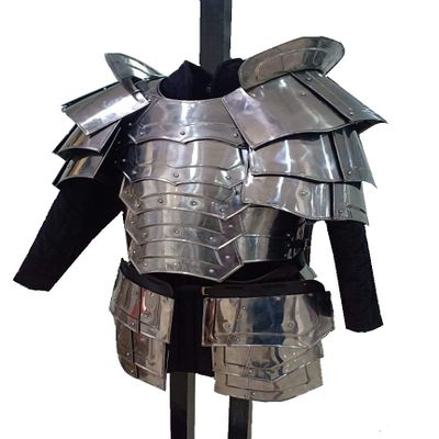 ARTIZANSTORE Breast Plate LARP Re-Enactment Armour Costume with Shoulder Guard and Tasset
