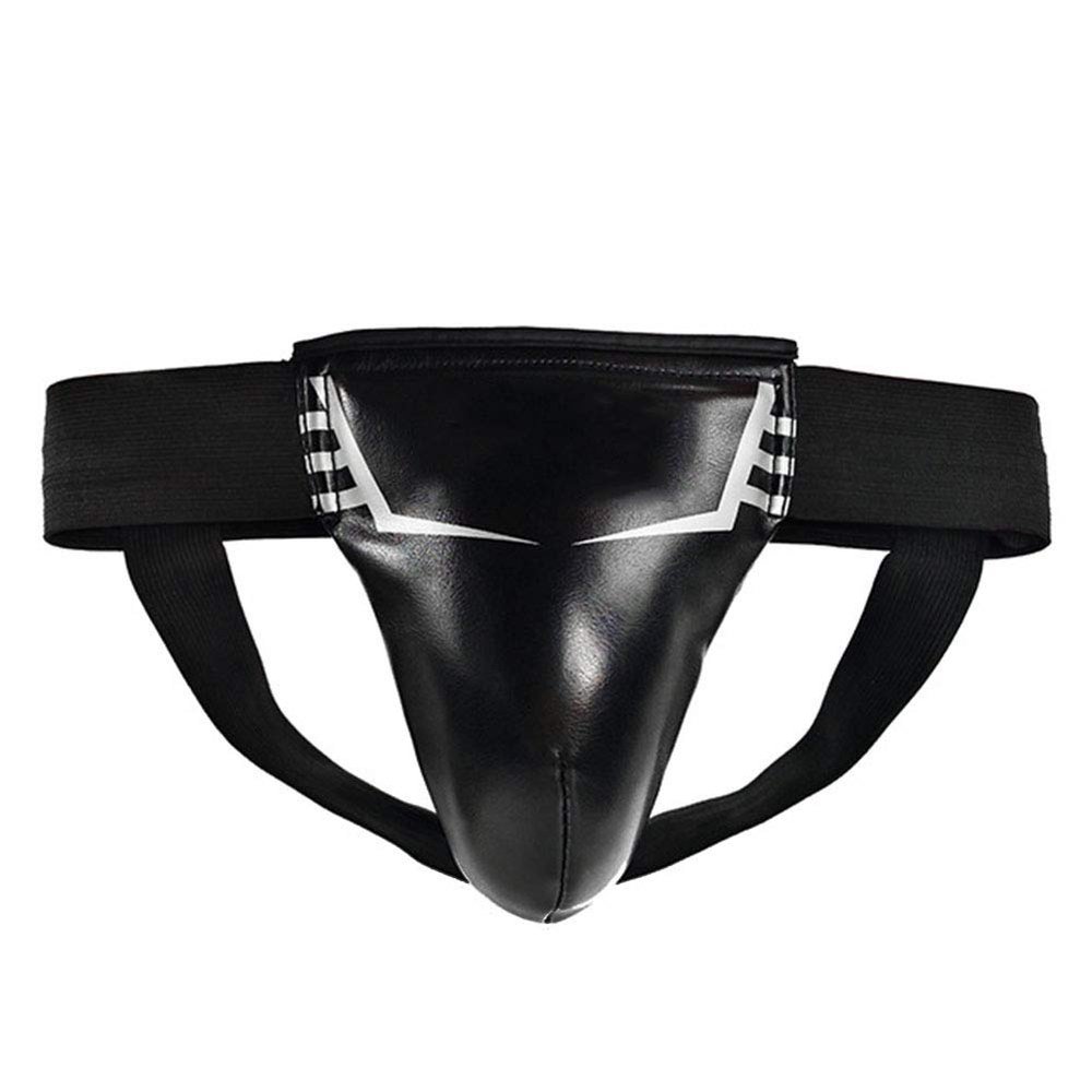 Keenso Men's Taekwondo Groin Guard Boxing Karate Jockstrap Crotch Protector Kickboxing Groin Guard