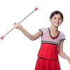 4 Piece Kids' Gymnastics Batons - Unisex Dance Batons for Talent Shows, Artistic Dancing and Twirling in Pink, White, Purple view 4
