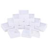 BENECREAT 12PCS Gemstone Display Box - 2" x 0.8" White Jewelry Box with Clear Lid for Gems, Rings, Earrings, Craft Storage view 1