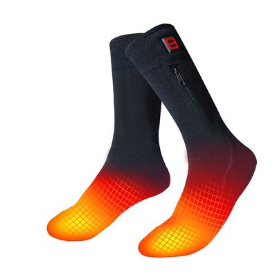 Lpcrilly Heated Socks Rechargeable Feet Warmer,Washable Electric Heated Socks Thermal Socks Adjustable Temperature for Winter Outdoor Sporting (S)