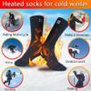 Lpcrilly Heated Socks Rechargeable Feet Warmer,Washable Electric Heated Socks Thermal Socks Adjustable Temperature for Winter Outdoor Sporting (S) view 3