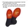 Lpcrilly Heated Socks Rechargeable Feet Warmer,Washable Electric Heated Socks Thermal Socks Adjustable Temperature for Winter Outdoor Sporting (S) view 4
