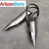 ARTIZANSTORE Medieval Sabaton Steel Armor Shoes Reenactment Costume view 2