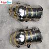 ARTIZANSTORE Brass Gothic Functional Knights Armor Greaves Leg Medieval Costume view 2