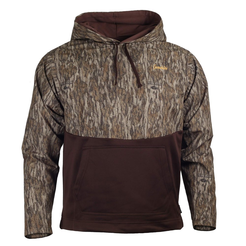 Gamehide Marsh Lord Waterproof Hybrid Waterfowl Hoodie (Mossy Oak New Bottonland, 3X-Large)