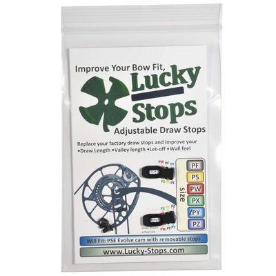 Lucky Stops Size PY Evolve Draw Stop fits Evolve SE, EC, ECS fits Bows Like Supra Focus, PerformX, EVO NXT, EVO NTN, Carbon Air, Evoke, Stealth, Xpedite