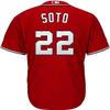 Juan Soto Washington Nationals #22 Infants Toddler Cool Base Home Alternate Player Jersey (2T, Juan Soto Washington Nationals Alternate Red) view 3
