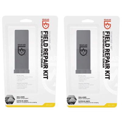 GEAR AID Seam Grip WP Field Repair Kit for Tents and Outdoor Gear, Clear, 0.25 oz, 2-pk