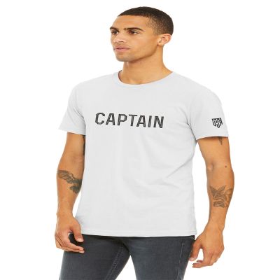 Daxton Adult Unisex White Tshirt Custom Sports Team Numbers, Number Captain, Size 3XL