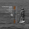 6.5 Feets Kayak Paddle (Wood Color) view 4