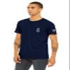 Daxton Adult Unisex Navy Tshirt Custom Sports Team Numbers, Number 6, Size S view 1