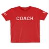 Daxton Adult Unisex Red Tshirt Custom Sports Team Numbers, Number Coach, Size L view 4