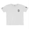 Daxton Adult Unisex White Tshirt Custom Sports Team Numbers, Number 9, Size S view 4
